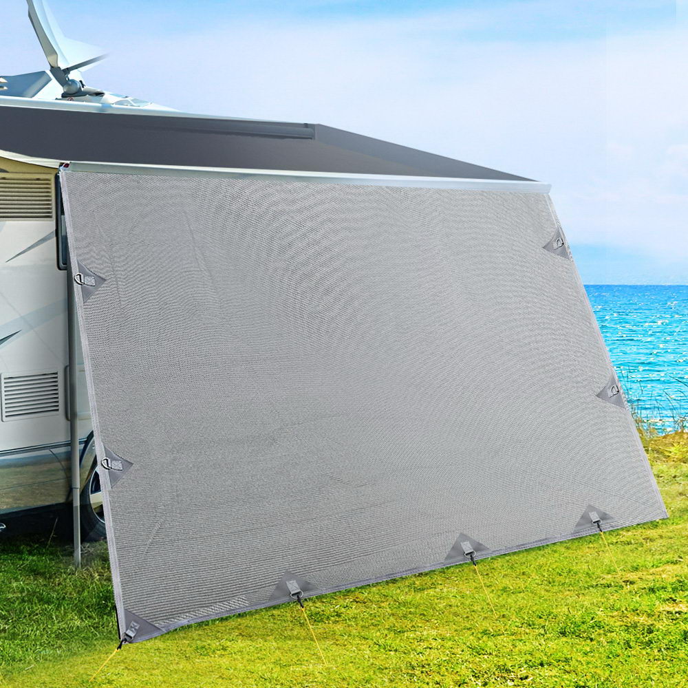 Caravan Privacy Screen for Roll Out Awning 4.6x1.95M
