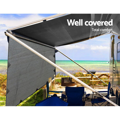 Caravan Privacy Screen for Roll Out Awning 5.2x1.95M