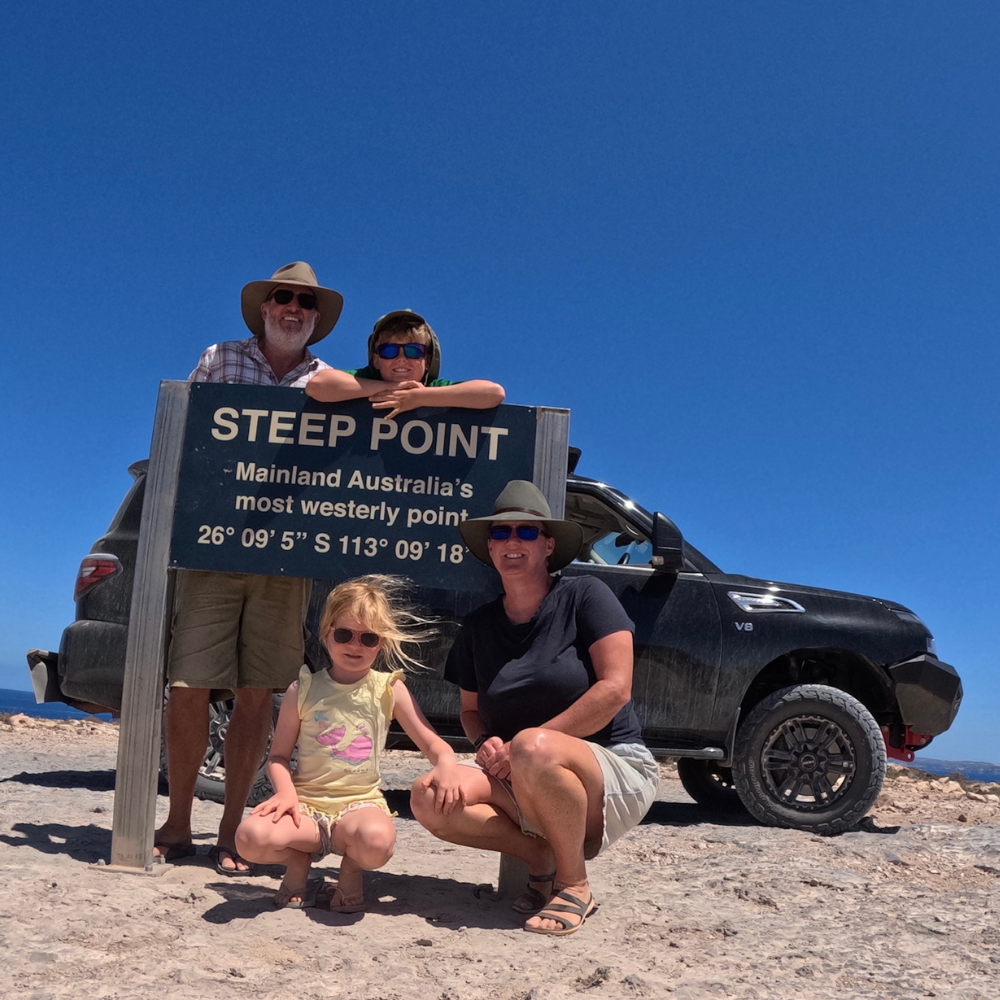 A snapshot of our journey at Steep Point, reflecting our love of off-grid travel