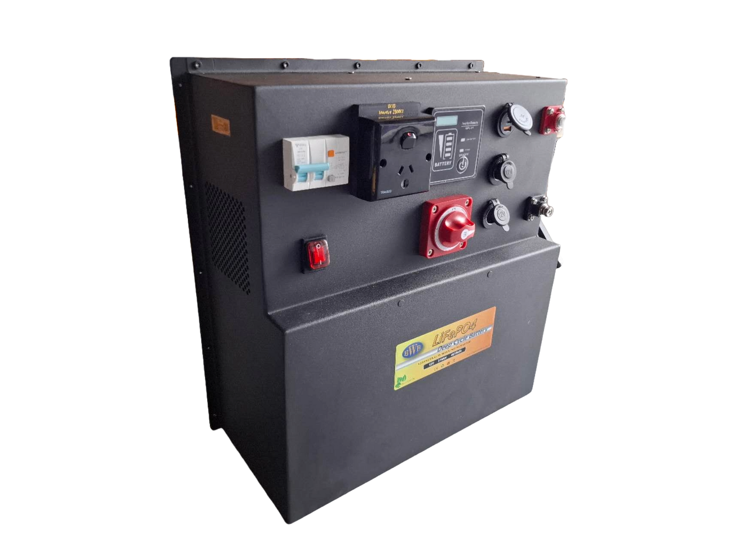 BWB 12V Power Station 314Ah LiFePO₄ Lithium Battery with Optional DC Charger — Australian Made