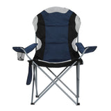 Weisshorn Folding Camping Chair – 2-Pack | Portable Outdoor Chairs for Camping, Hiking, Fishing & Picnics (Navy)