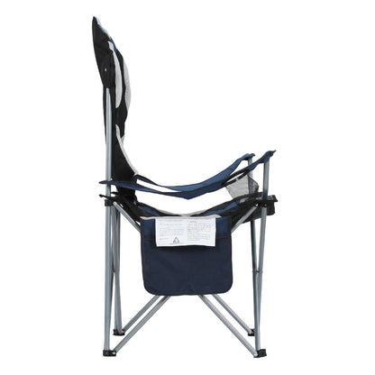 Weisshorn Folding Camping Chair – 2-Pack | Portable Outdoor Chairs for Camping, Hiking, Fishing & Picnics (Navy)