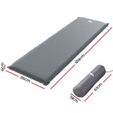 Weisshorn Self-Inflating Camping Mat – Single Size | 6cm Thick | Grey