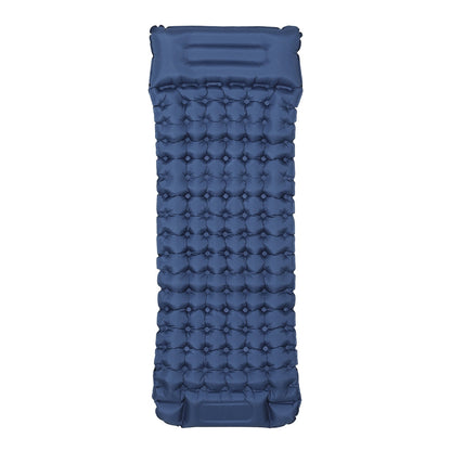 Weisshorn Self-Inflating Camping Mattress – Single Sleeping Mat with Pillow | 9cm Thick | Blue