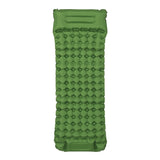 Weisshorn Self-Inflating Camping Mattress – Single Sleeping Mat with Pillow | 9cm Thick Air Bed Pad | Green