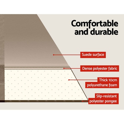 Weisshorn Self-Inflating Double Camping Mattress – 9.5cm Foam | Coffee