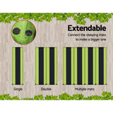 Weisshorn Double Self-Inflating Camping Mattress – 2.5cm Foam | Green