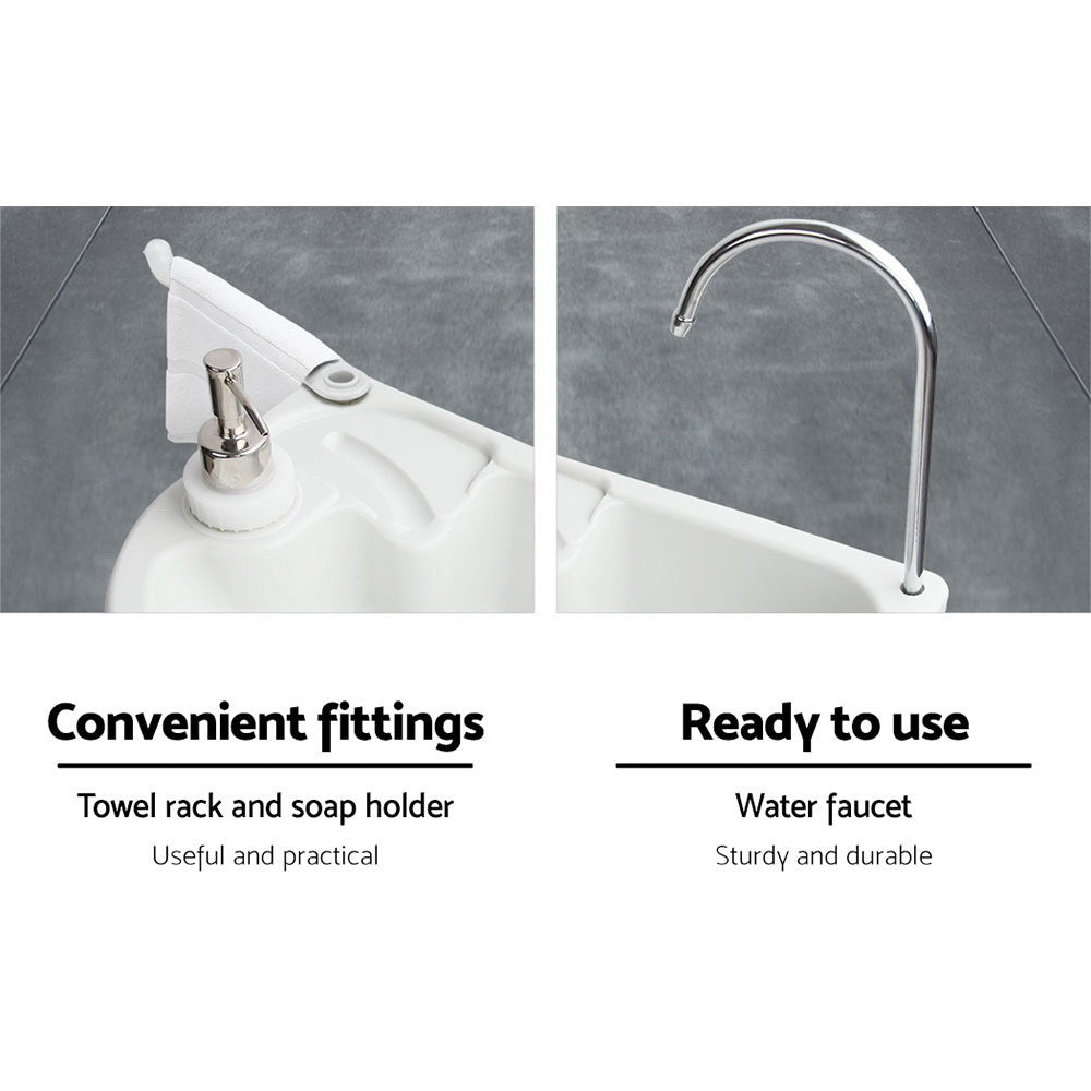 Weisshorn Portable Camping Hand Wash Sink – 19L Water Capacity