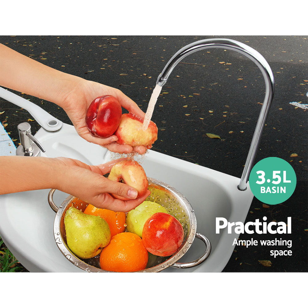Weisshorn Portable Camping Hand Wash Sink – 19L Water Capacity