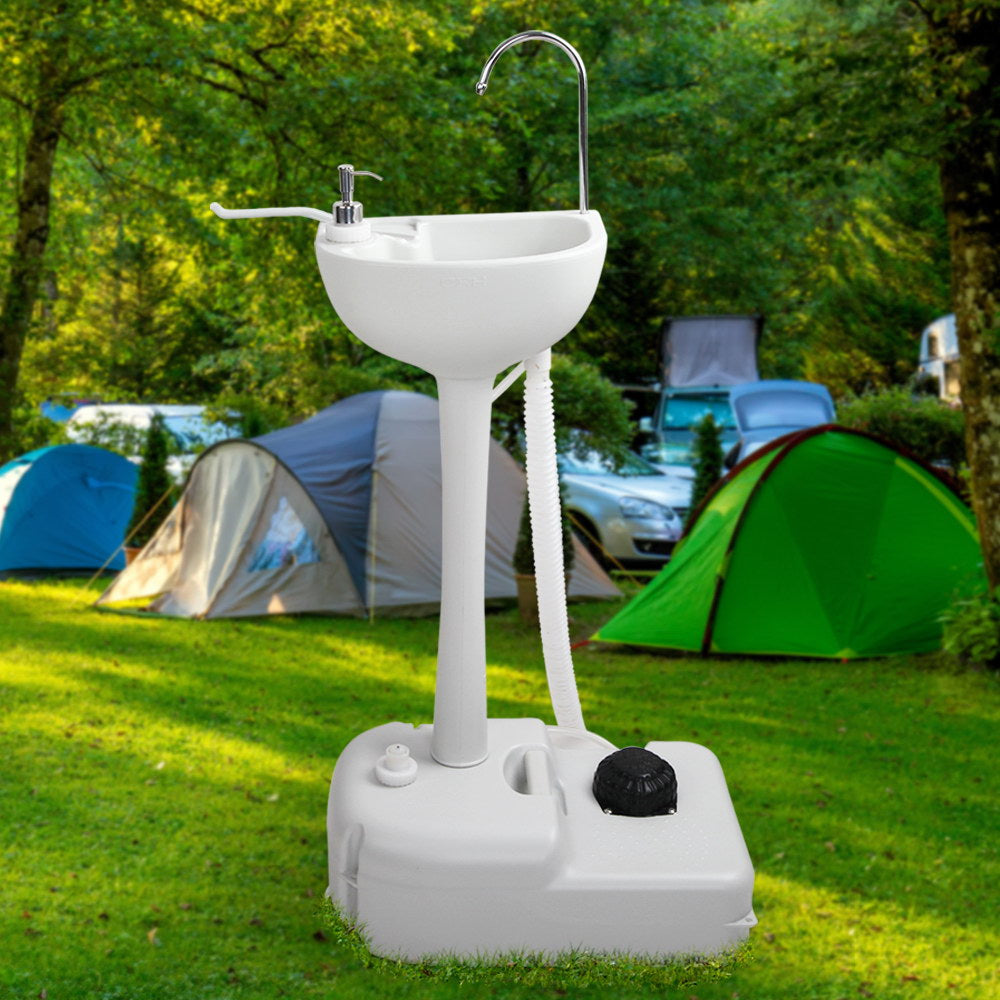 Weisshorn Portable Camping Hand Wash Sink – 19L Water Capacity