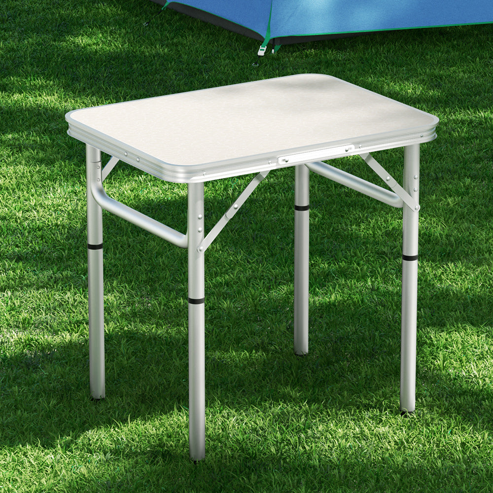 Weisshorn 60CM Folding Camping Table – Adjustable & Portable Outdoor Picnic Desk
