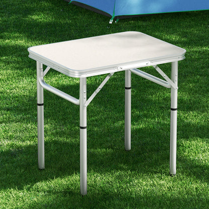 Weisshorn 60CM Folding Camping Table – Adjustable & Portable Outdoor Picnic Desk