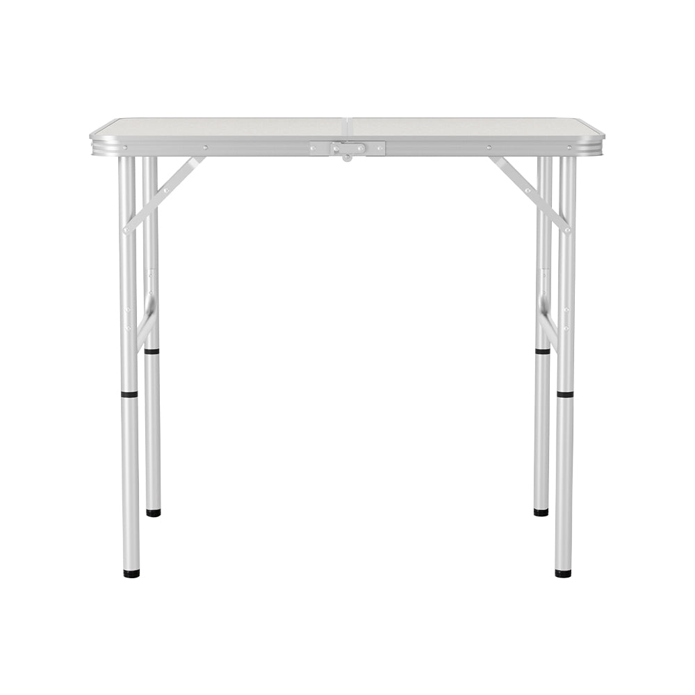 Weisshorn 90CM Folding Camping Table – Adjustable & Portable Outdoor Picnic Desk