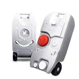 Weisshorn 40L Portable Water Tank with Wheels – Grey