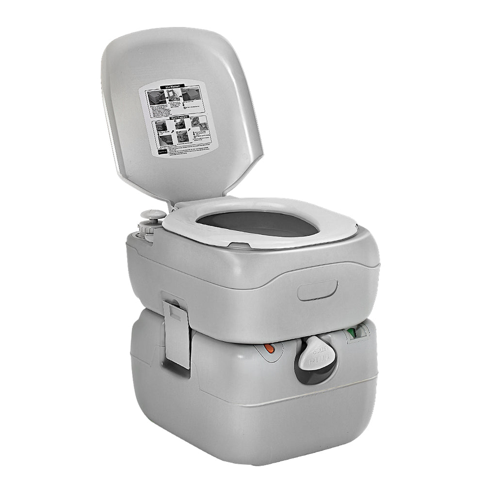 Weisshorn 22L Portable Camping Toilet – Outdoor Flush Potty for Camping, Boating & Road Trips