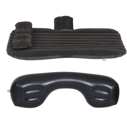 Weisshorn Inflatable Car Mattress – SUV Back Seat Camping Bed | 134 x 78cm | Black