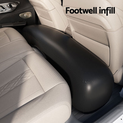 Weisshorn Inflatable Car Mattress – SUV Back Seat Camping Bed | 134 x 78cm | Black