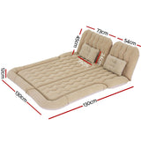 Weisshorn Inflatable Car Mattress – SUV Back Seat Camping Bed | 175 x 130cm | Beige