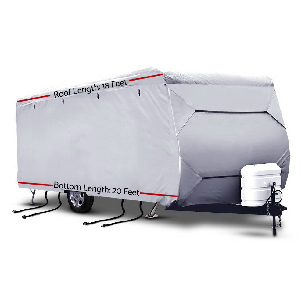 Weisshorn 18-20ft Caravan Cover  – 4-Layer UV & Water-Resistant Protection