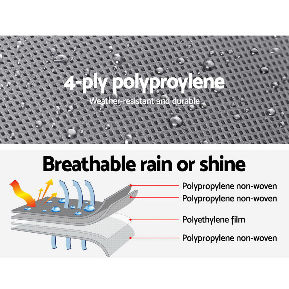 Weisshorn 18-20ft Caravan Cover  – 4-Layer UV & Water-Resistant Protection