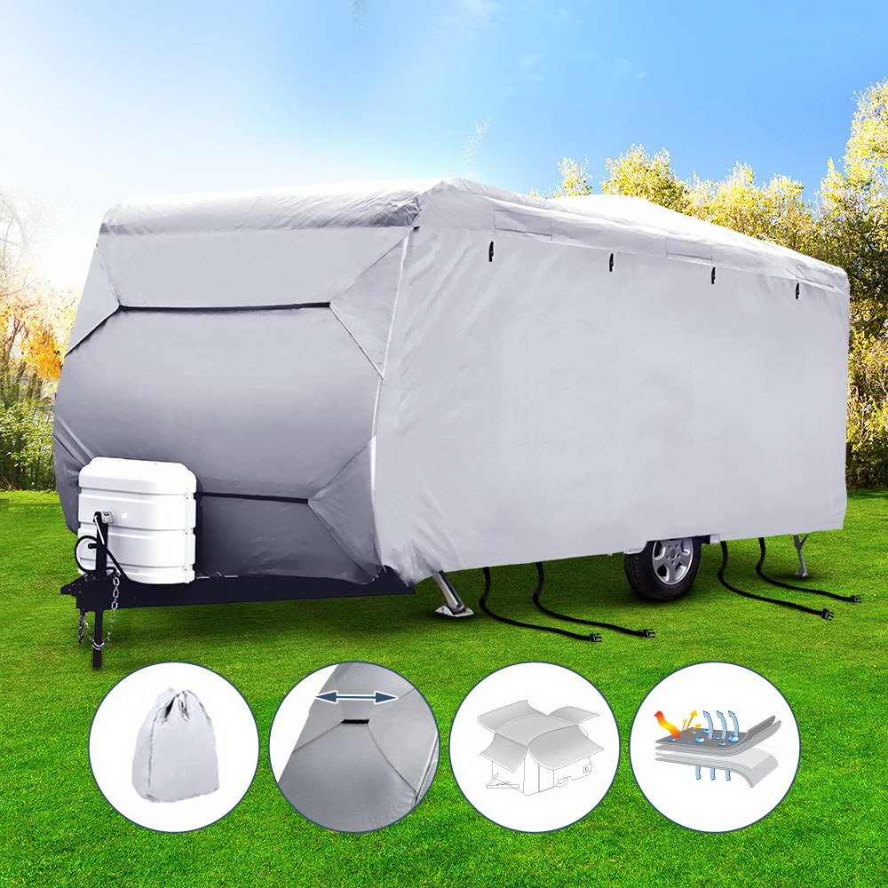 Weisshorn 22–24ft Caravan Cover – 4-Layer UV & Water-Resistant Protection