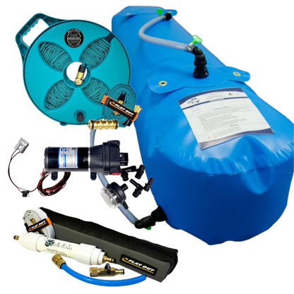 Caravan Off-Grid Water Kit – 110L Bladder, Pump, Filter Kit & Hoses
