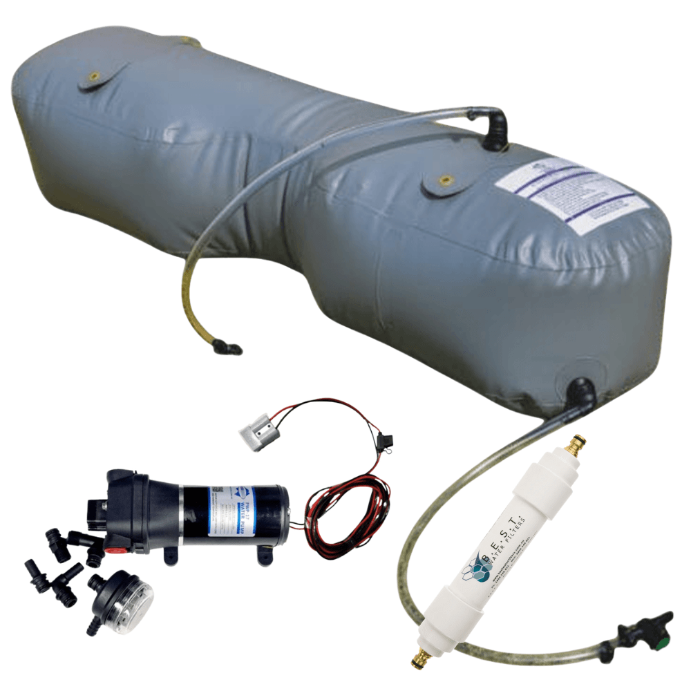 Fleximake 105L Centre Console Cut-Out Drinking Water Bladder – Australian-Made