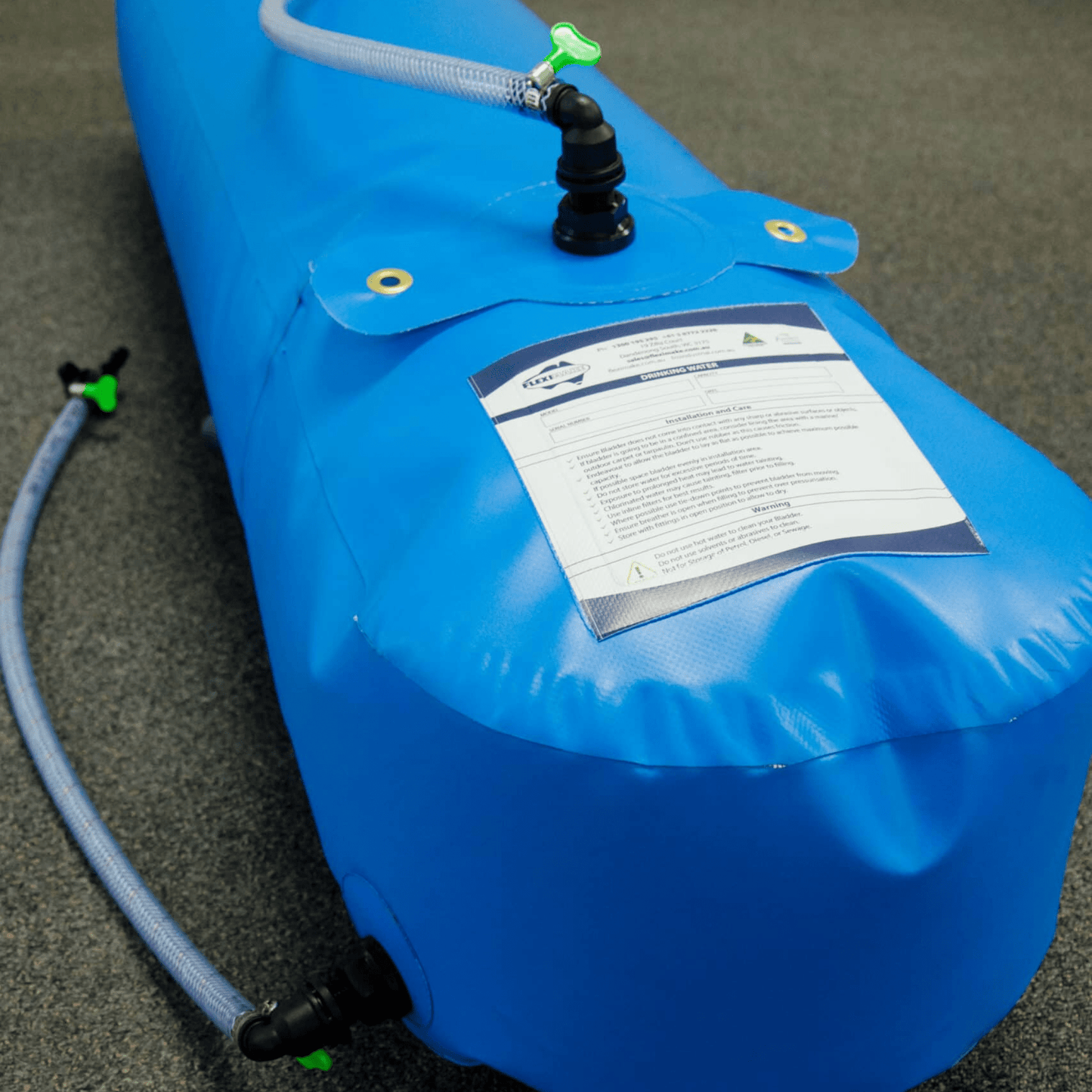 Fleximake 110L Heavy-Duty Box Type Drinking Water Bladder – Australian-Made