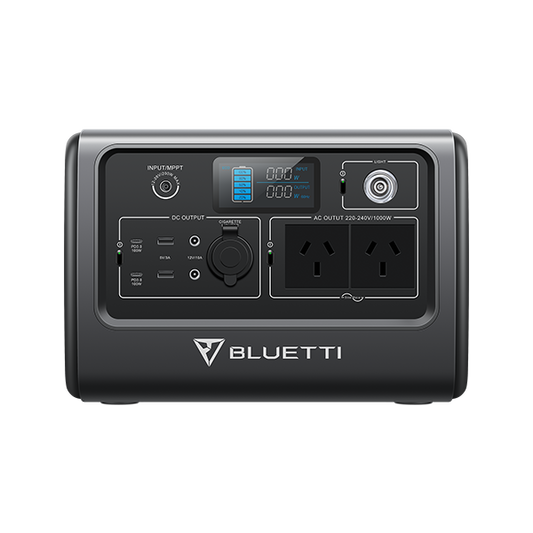 BLUETTI EB70 Portable Power Station – 1,000W AC Output, 716Wh LiFePO4, Solar-Ready & Ultra-Reliable
