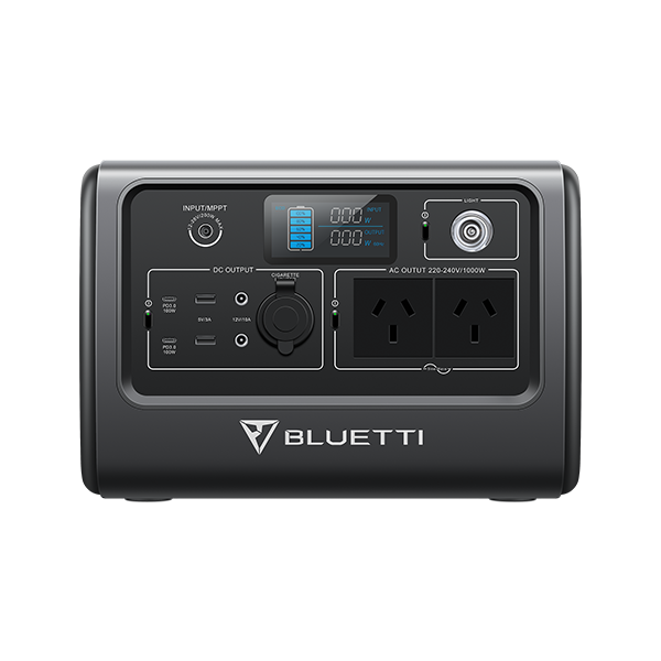 BLUETTI EB70 Portable Power Station – 1,000W AC Output, 716Wh LiFePO4, Solar-Ready & Ultra-Reliable