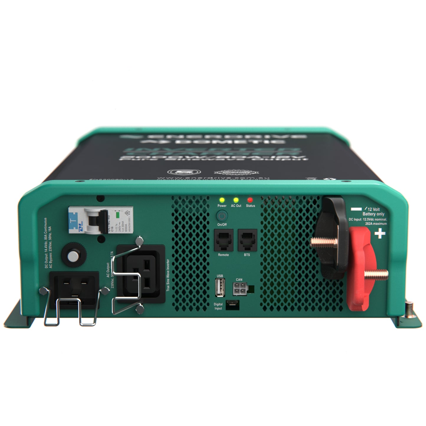 Enerdrive Inverter/Charger 2000W/80A – 12V (Combi Unit)