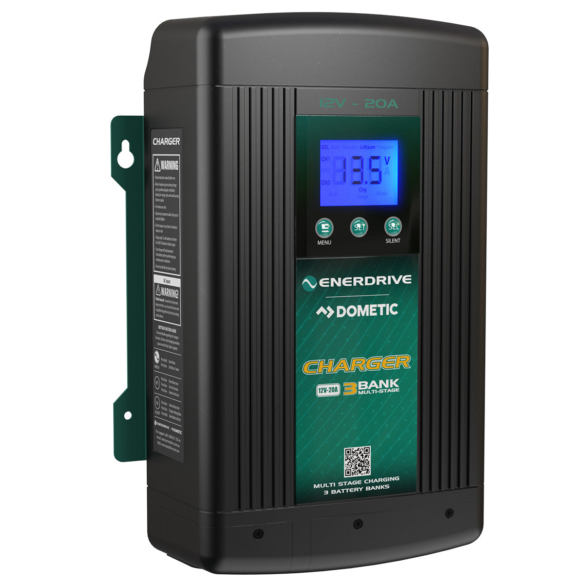 Enerdrive ePOWER Smart AC 12V Battery Charger - 20amp