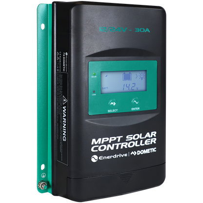 Enerdrive MPPT Solar Charge Controller – 30A 12/24V (w/ LCD Display)
