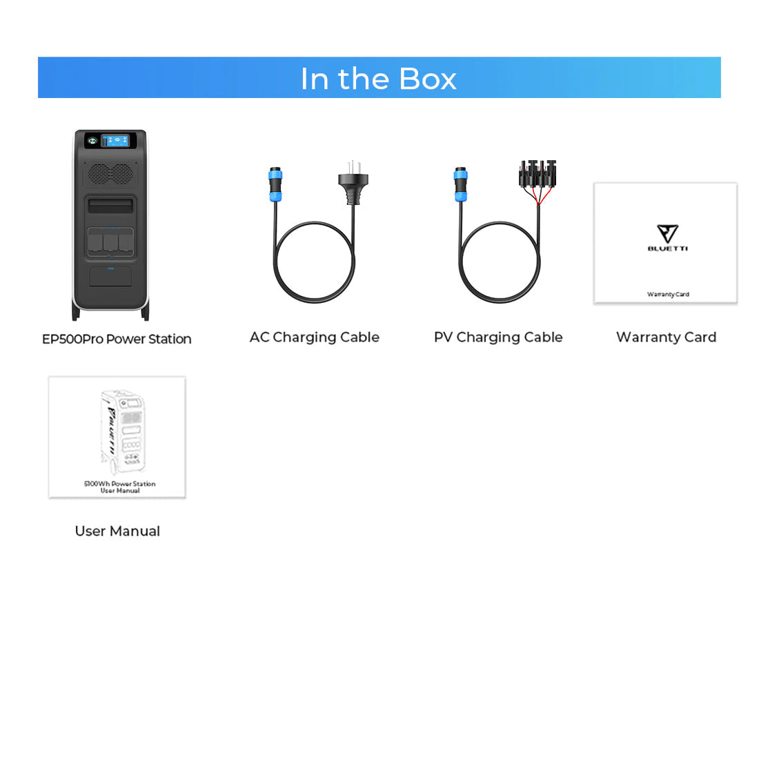 BLUETTI EP500Pro Solar Power Station – 3,000W AC Output, 5,120Wh LiFePO₄ Battery, UPS & App-Controlled