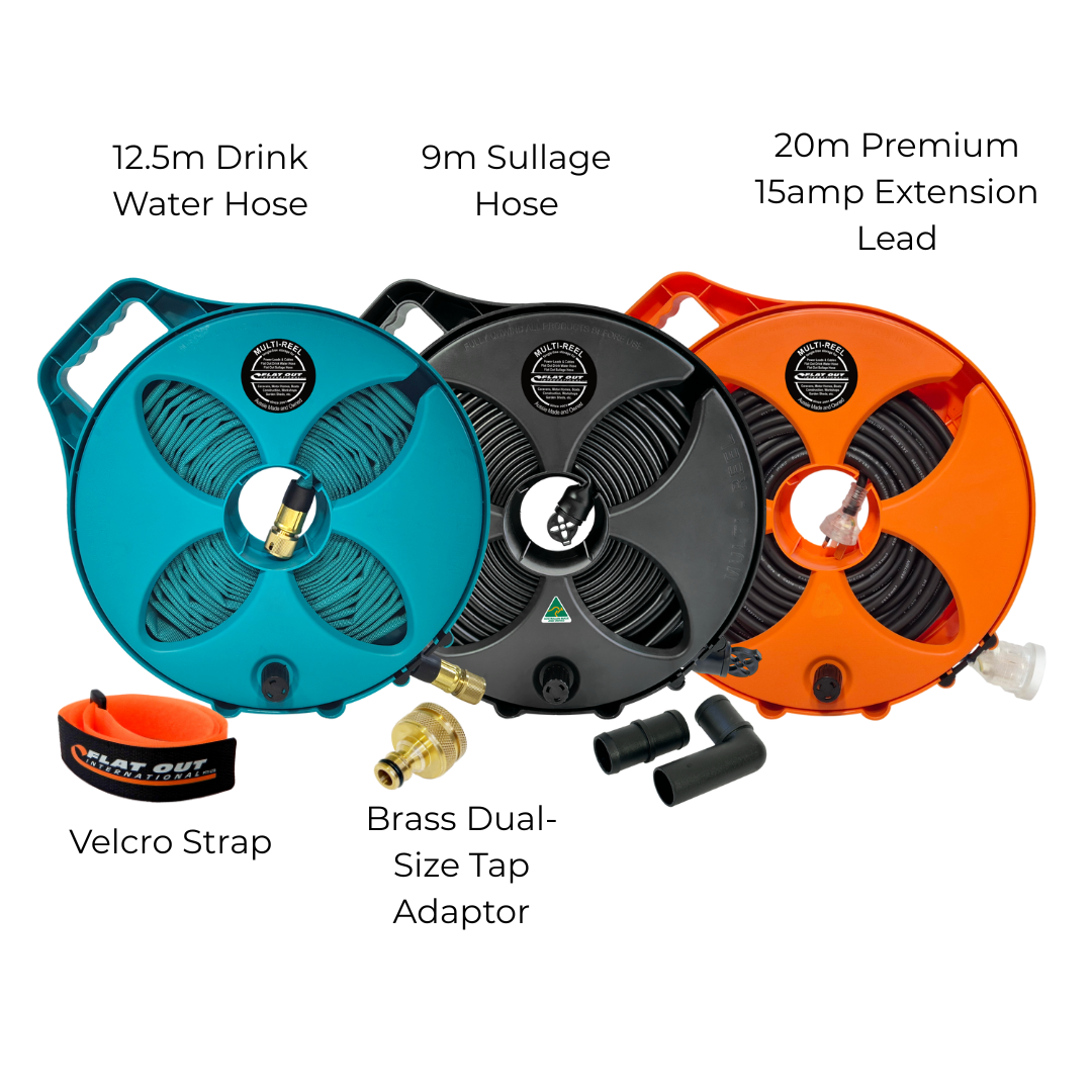 Flat Out Caravan Hose Starter Pack Stack V2 – A Little Bit Longer...
