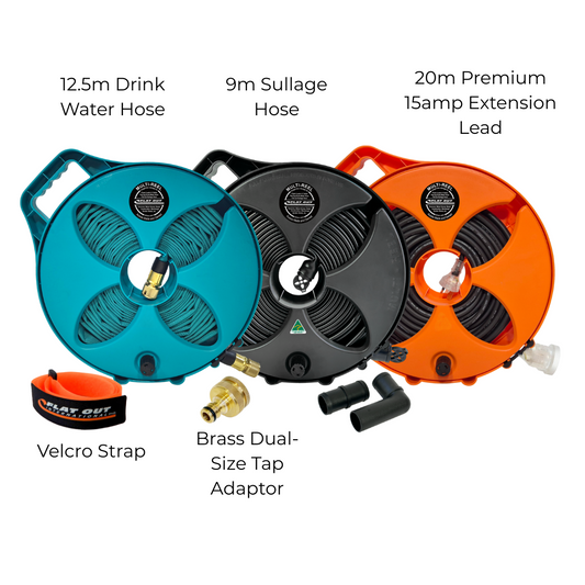 Flat Out Caravan Hose Starter Pack Stack V2 – A Little Bit Longer...