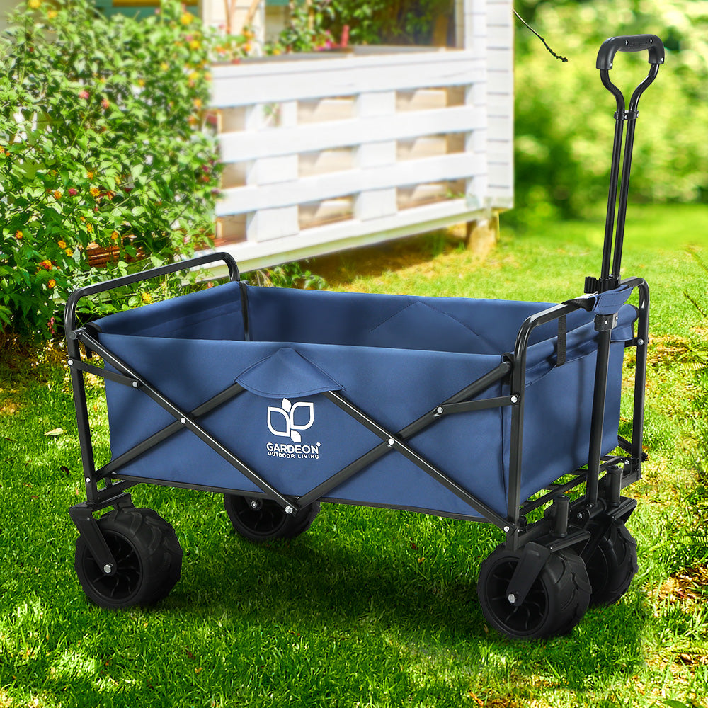 Gardeon Folding Cart – 120kg Heavy-Duty Camping & Beach Trolley