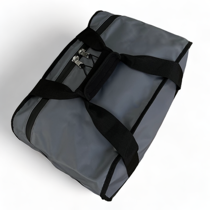 Canvas Generator Bag top view showing zipper