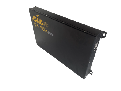 BWB Super Slim 100Ah 12V LiFePO₄ Lithium Battery (Optional Bluetooth Monitoring) — Australian Made