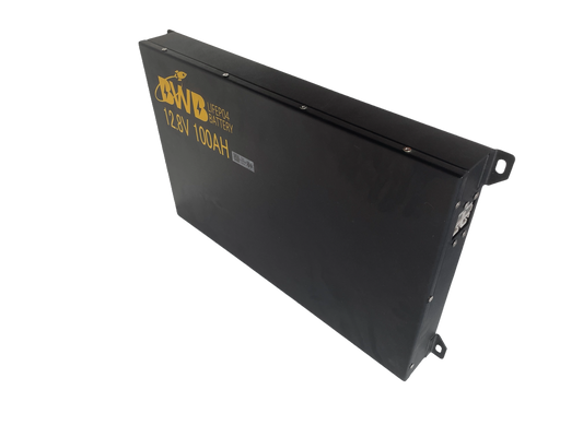 BWB Super Slim 100Ah 12V LiFePO₄ Lithium Battery (Optional Bluetooth Monitoring) — Australian Made