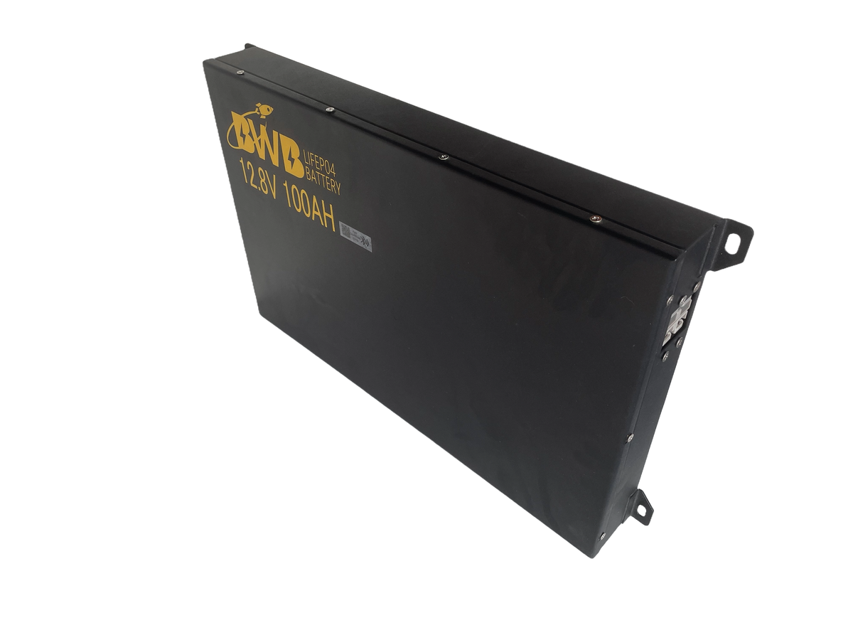 BWB Super Slim 100Ah 12V LiFePO₄ Lithium Battery (Optional Bluetooth Monitoring) — Australian Made
