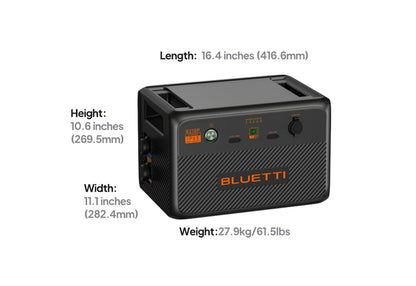 BLUETTI B210P Expansion Battery – 2,150Wh IP65 Water & Dustproof, LiFePO₄, USB & 12V Outputs, 6-Year Warranty