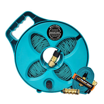 10M Flat out Drink Water Hose As 7.5M on Compact Multi-Reel & 2.5M Extension