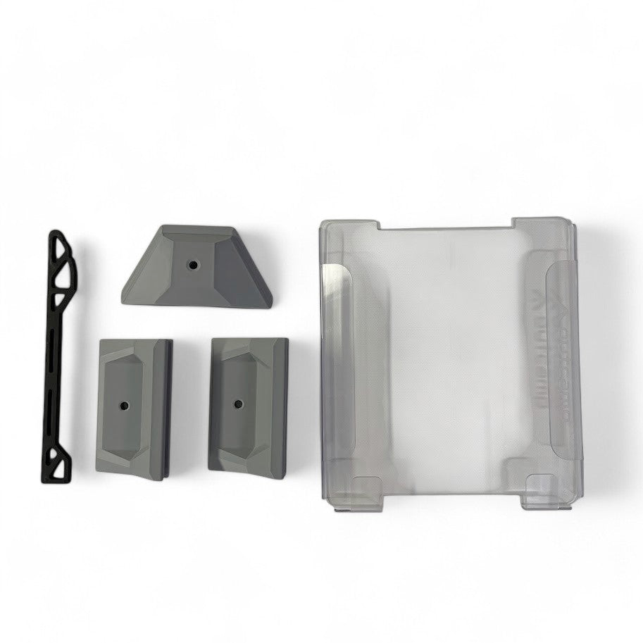 Starlink Mini Roof Rack Mount – 3-Point T-Slot System (Optional Clear Shield & Stainless Bolts)