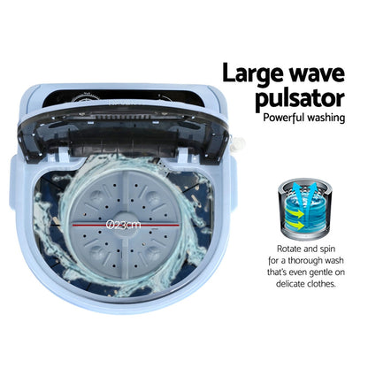 Devanti Portable Washing Machine 3KG – Black
