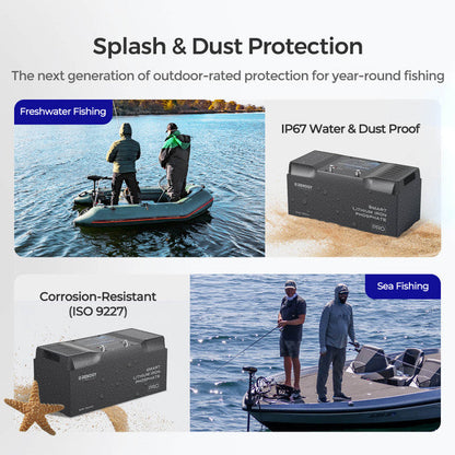 Renogy 12V 200Ah Pro Deep Cycle LiFePO₄ Lithium Battery – Bluetooth, Self-Heating & Extreme Safety