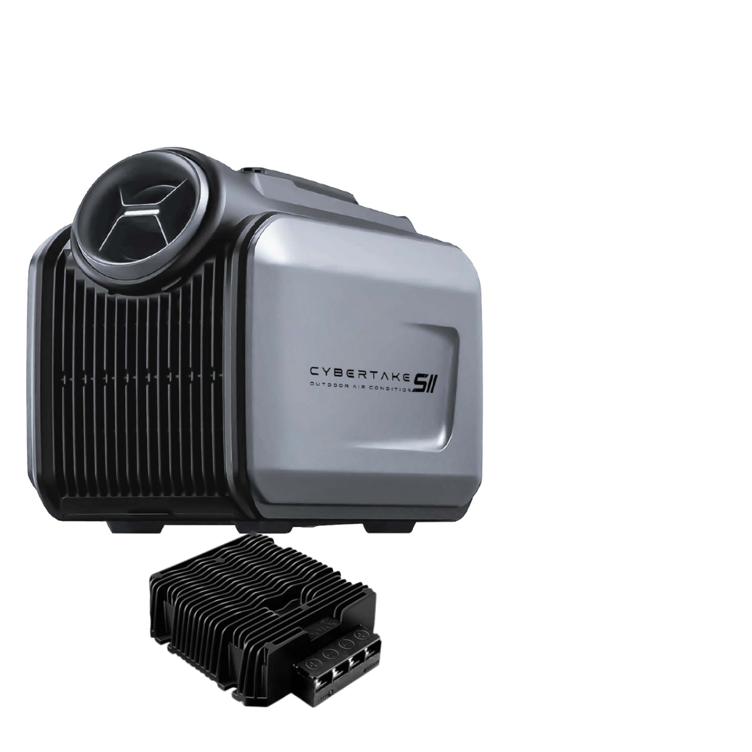 Cybertake S2 Pro portable air conditioner and heater unit with 48v booster