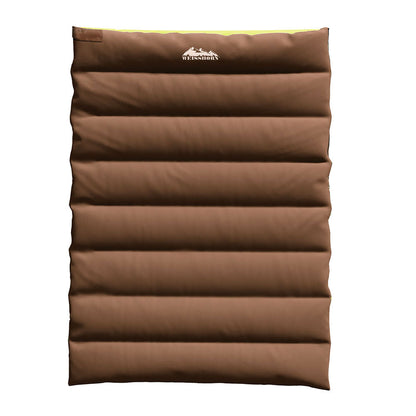 Weisshorn Double Sleeping Bag -5°C | Thermal 2-in-1 Camping Blanket for Hiking, Tent & Outdoor Adventures – Brown
