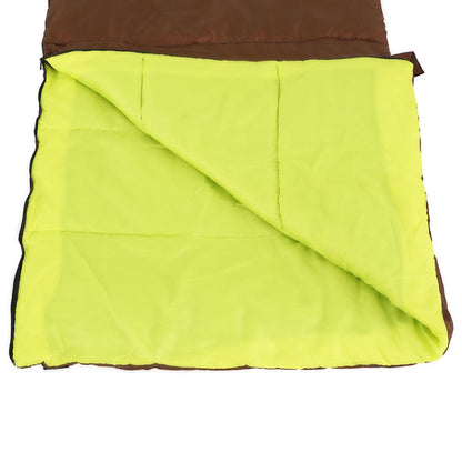Weisshorn Double Sleeping Bag -5°C | Thermal 2-in-1 Camping Blanket for Hiking, Tent & Outdoor Adventures – Brown