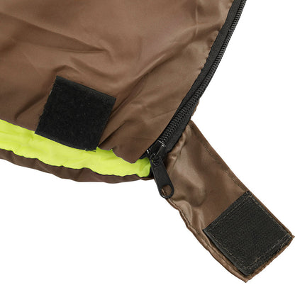 Weisshorn Double Sleeping Bag -5°C | Thermal 2-in-1 Camping Blanket for Hiking, Tent & Outdoor Adventures – Brown